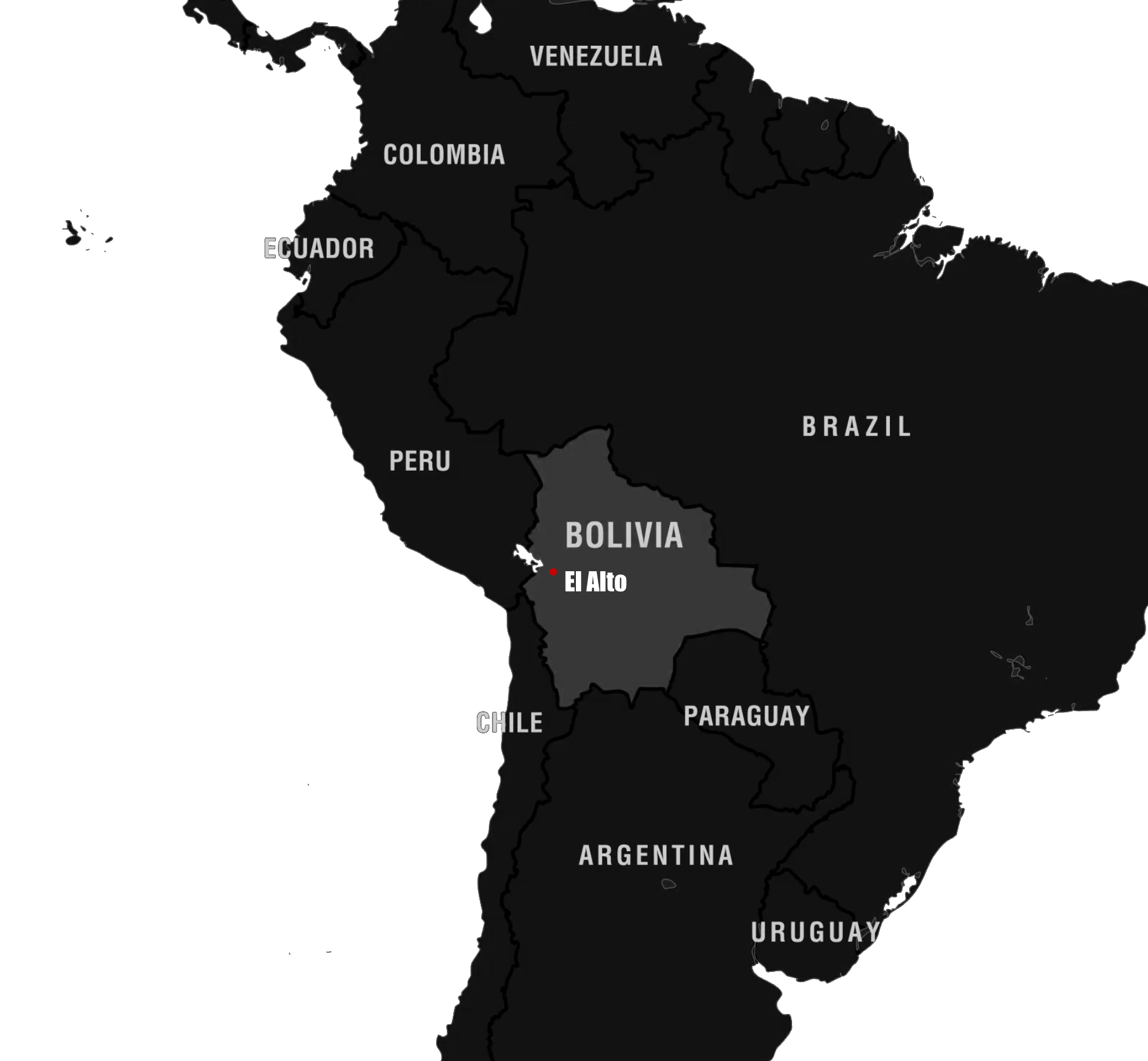 Bolivia map