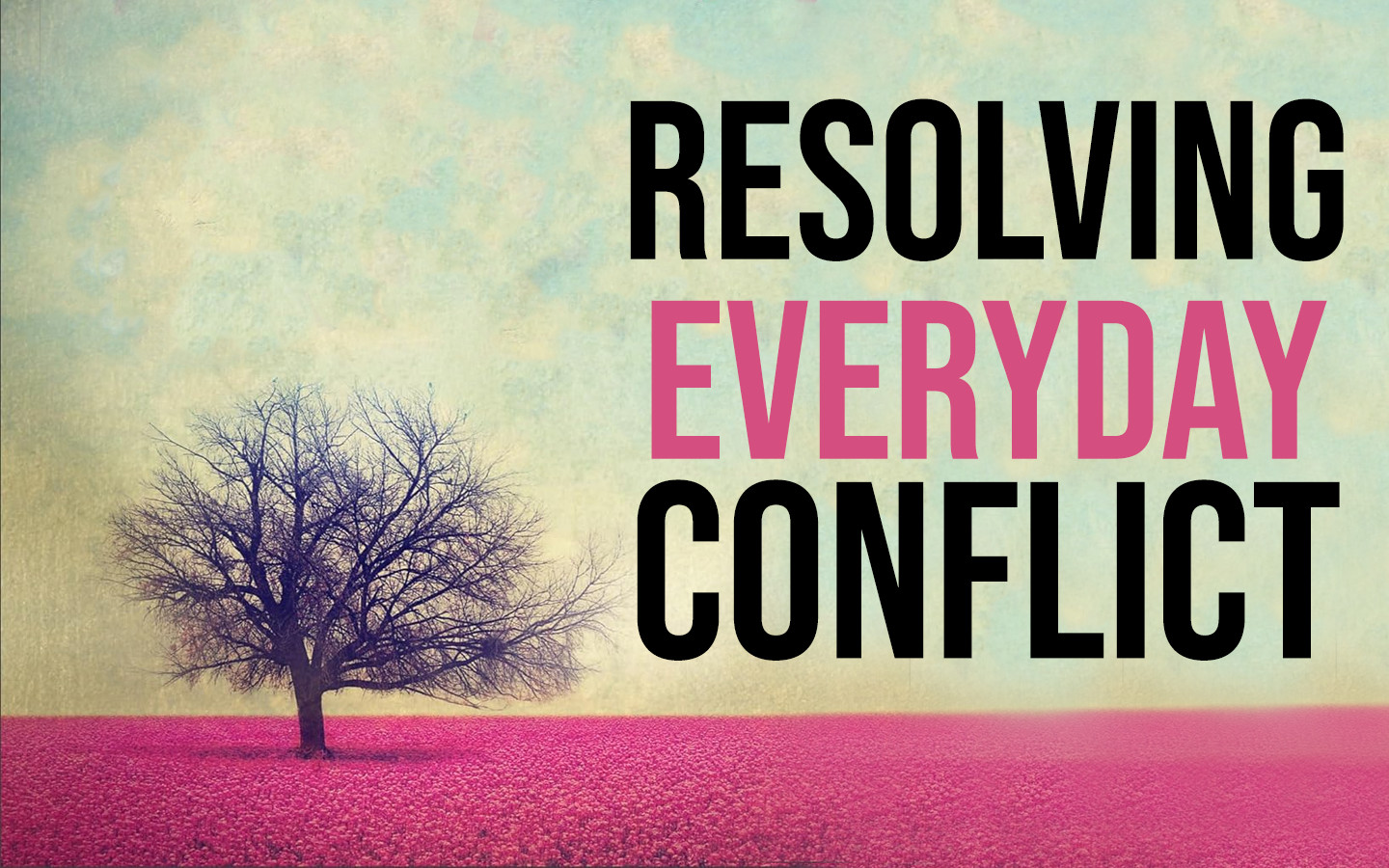 Resolving Everyday Conflict