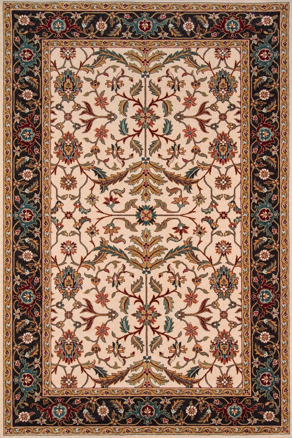 Traditional 8X10 Ivory Wool Area Rug Oriental Rug Mart Inc