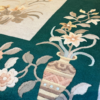 6x9 Chinese Floral Wool Area Rug
