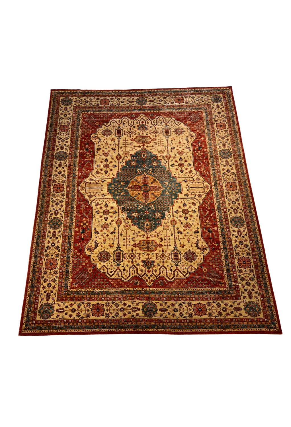 10x12 Heriz Cotton Area Rug One World Rug Care