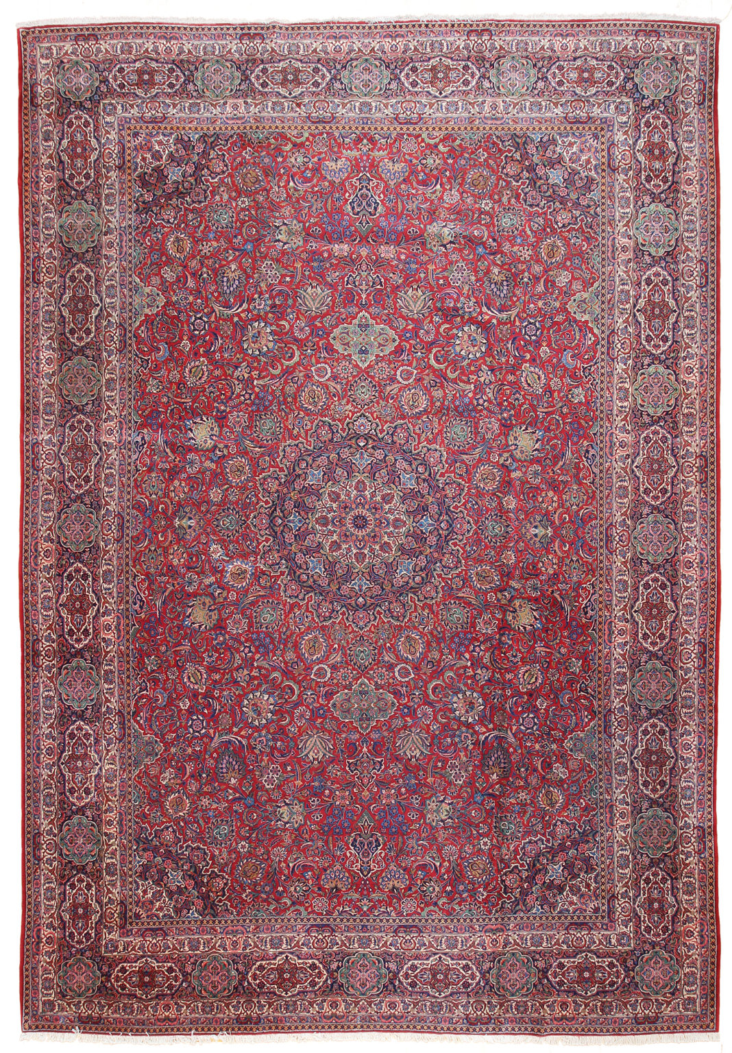 Persian Antique Kashan 12 x 18 Area Rug Turco Persian Rug Company Inc.