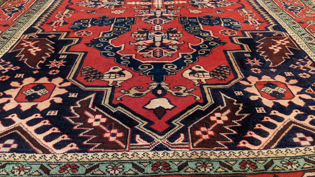 Persian Ardebil 6x9 Red Green Area Rug Turco Persian