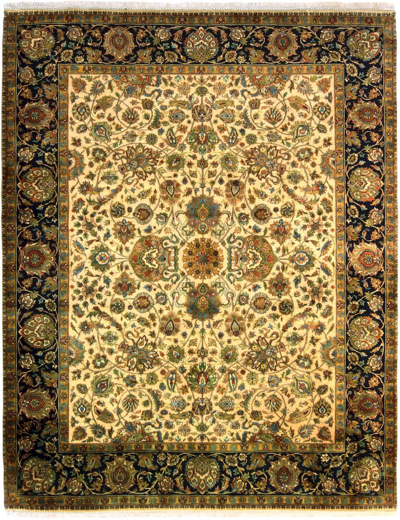 Hand Knotted Jaipur 8x10 Area Rug Turco Persian