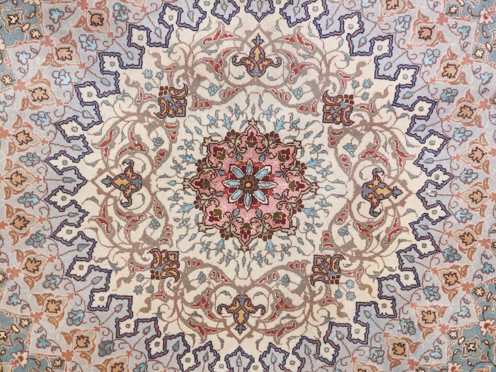 Persian Tabriz Gonbadi 13x13 Round Area Rug Turco Persian