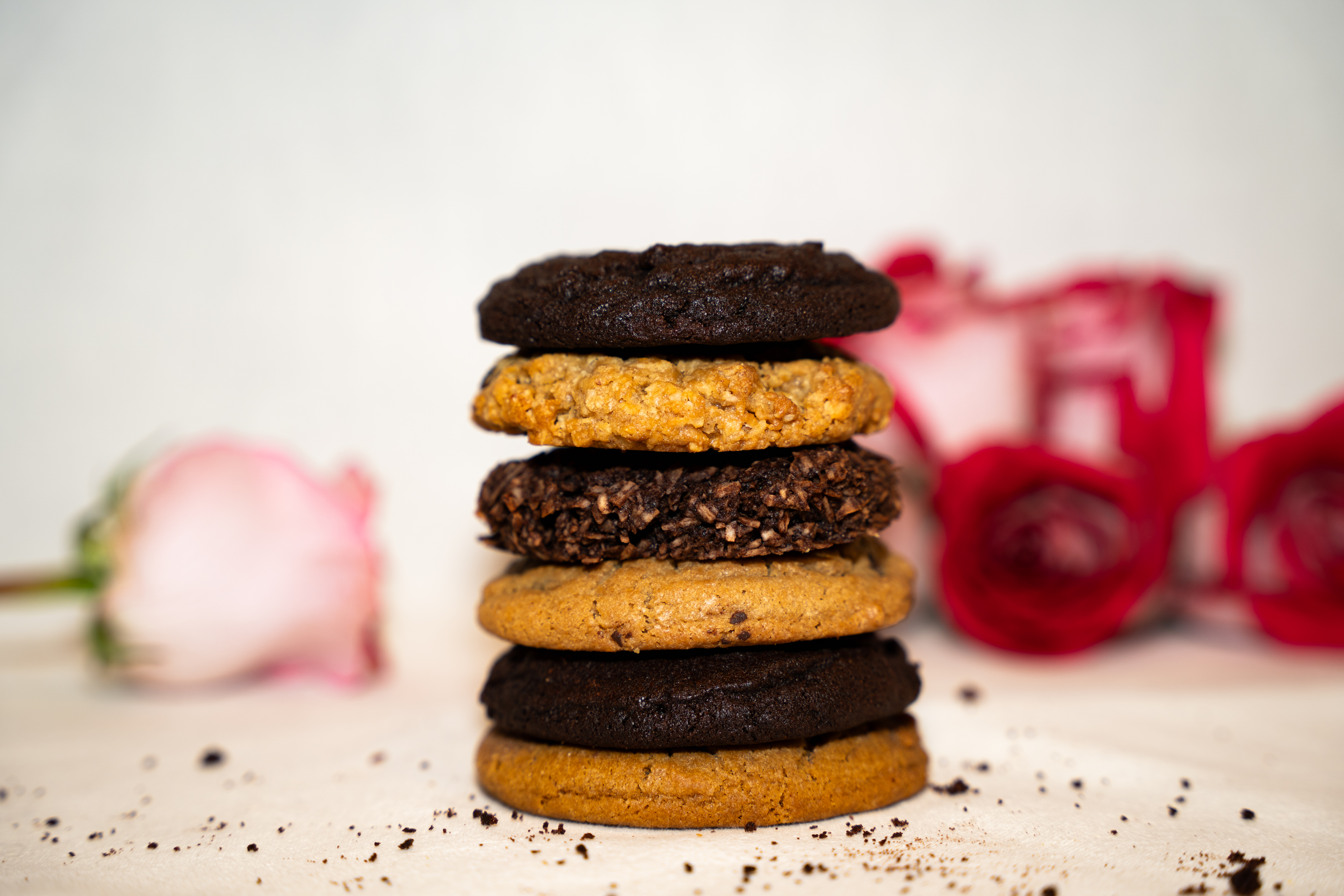 Valentine's Day Cookie Stack