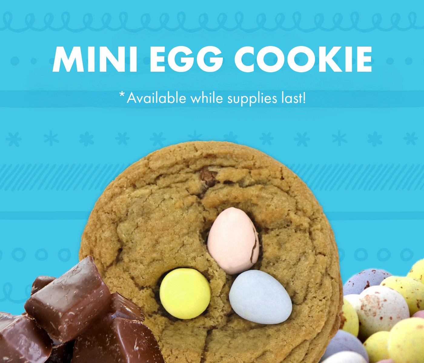 Mini Egg Cookie Website Bucket