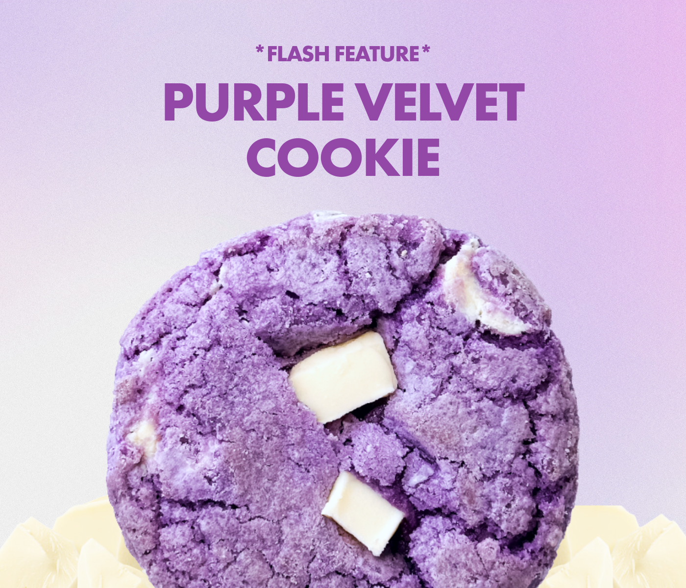 Purple Velvet Cookie