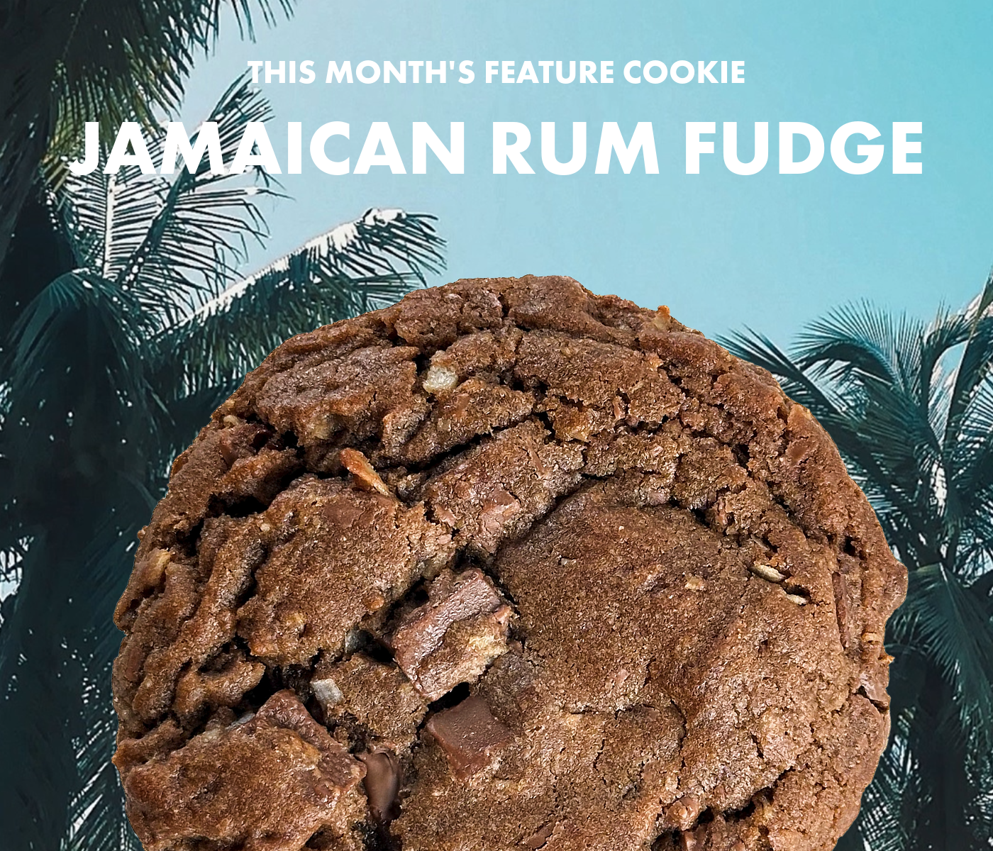 September Feature Cookie - Jamaican Rum Fudge