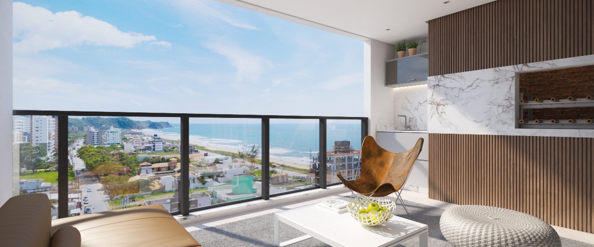 Ocean Wind Apartamento com 3 Suítes no Ocean Wind na Praia Brava em Itajaí