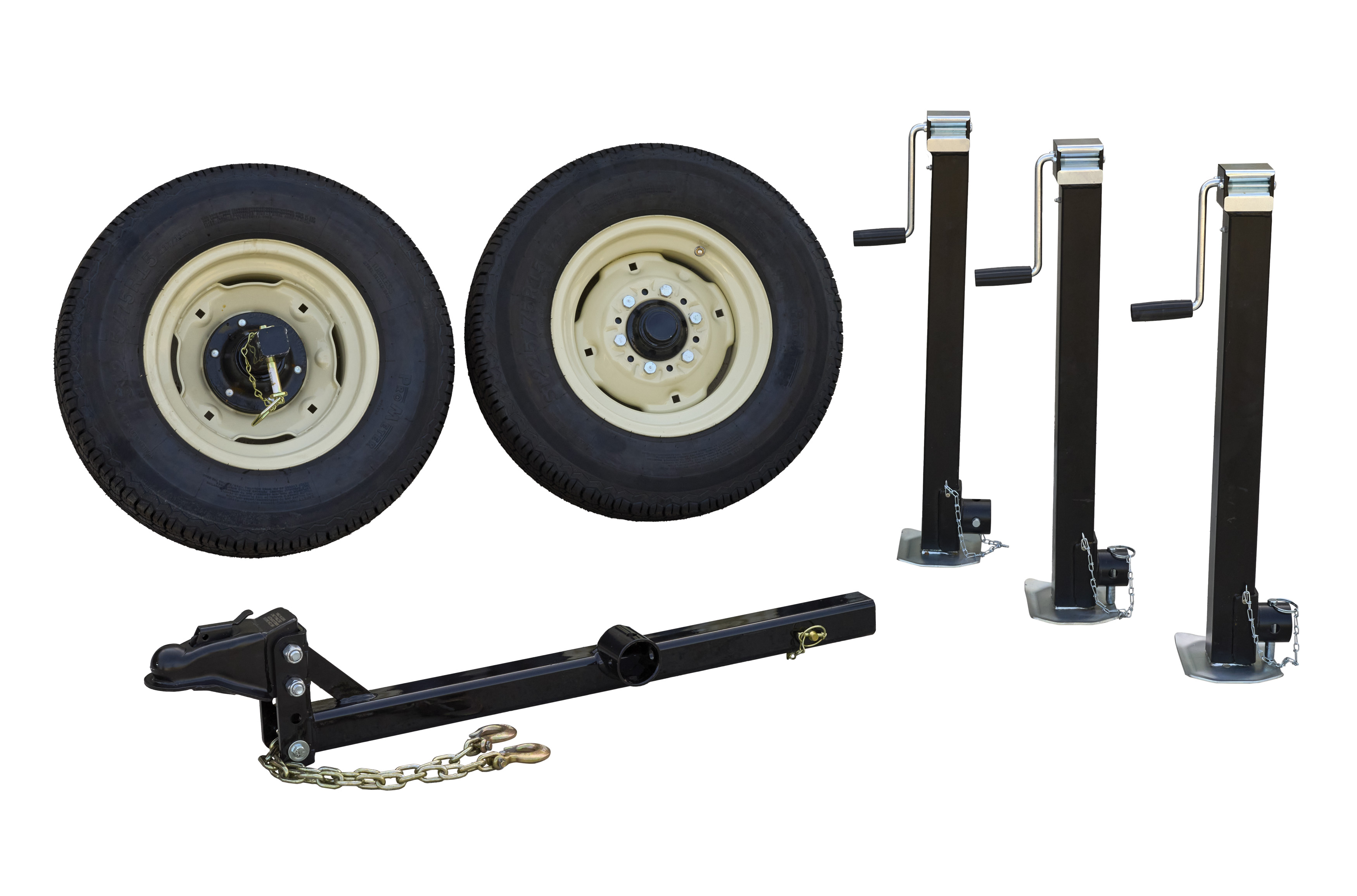 Wheel/Lifting Kit For EZ Wrangler Chute(3 Manual Lift Jacks)