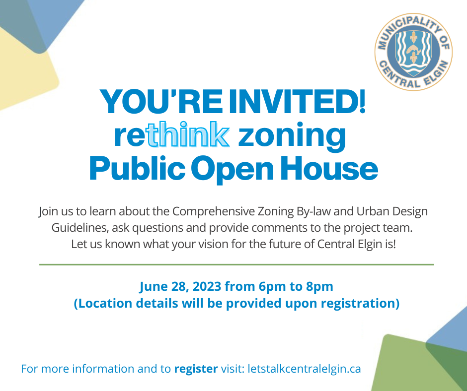 Rethink Zoning Let’s Talk Central Elgin