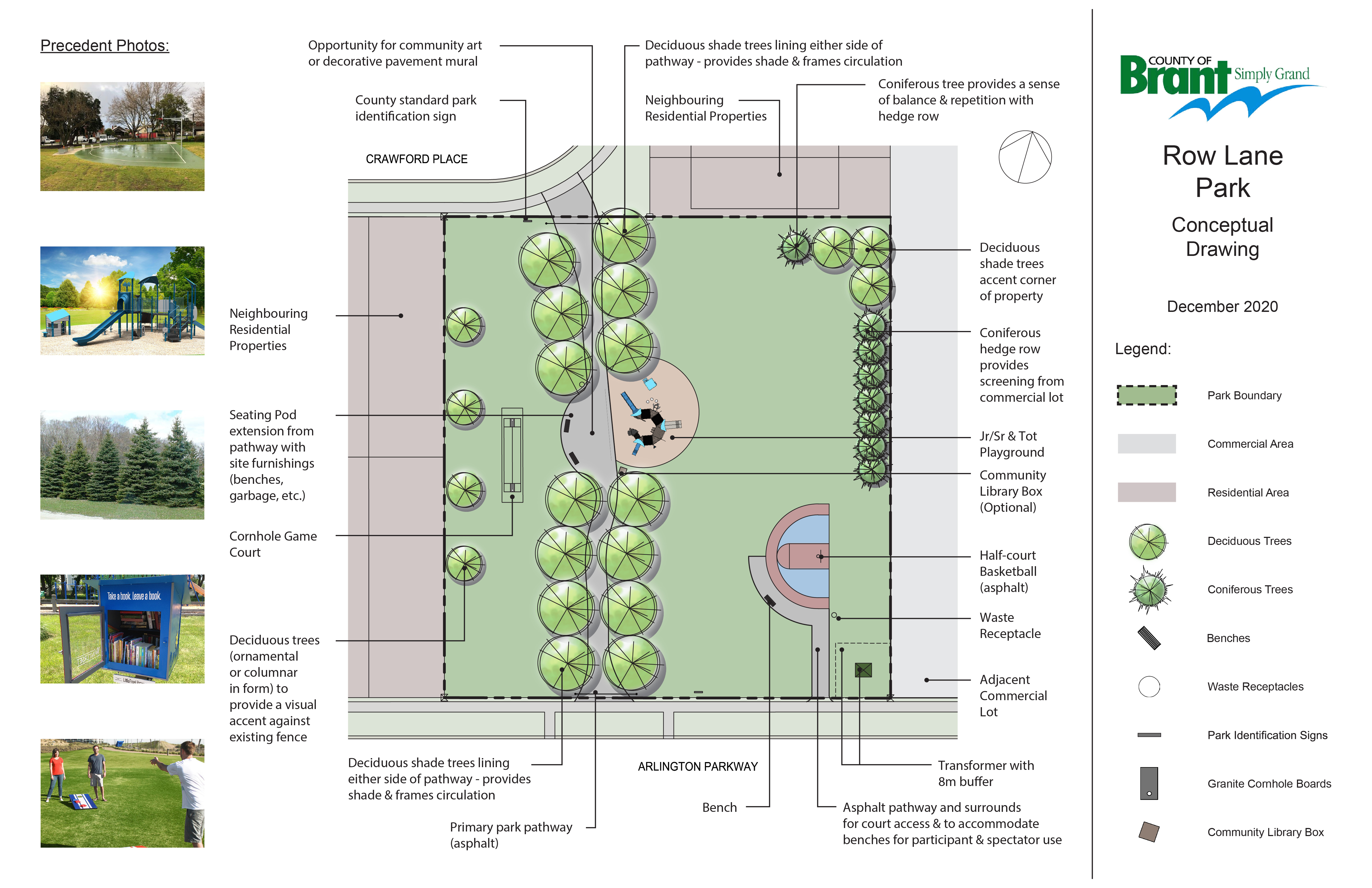 image: Row Lane Park Conceptual Drawing