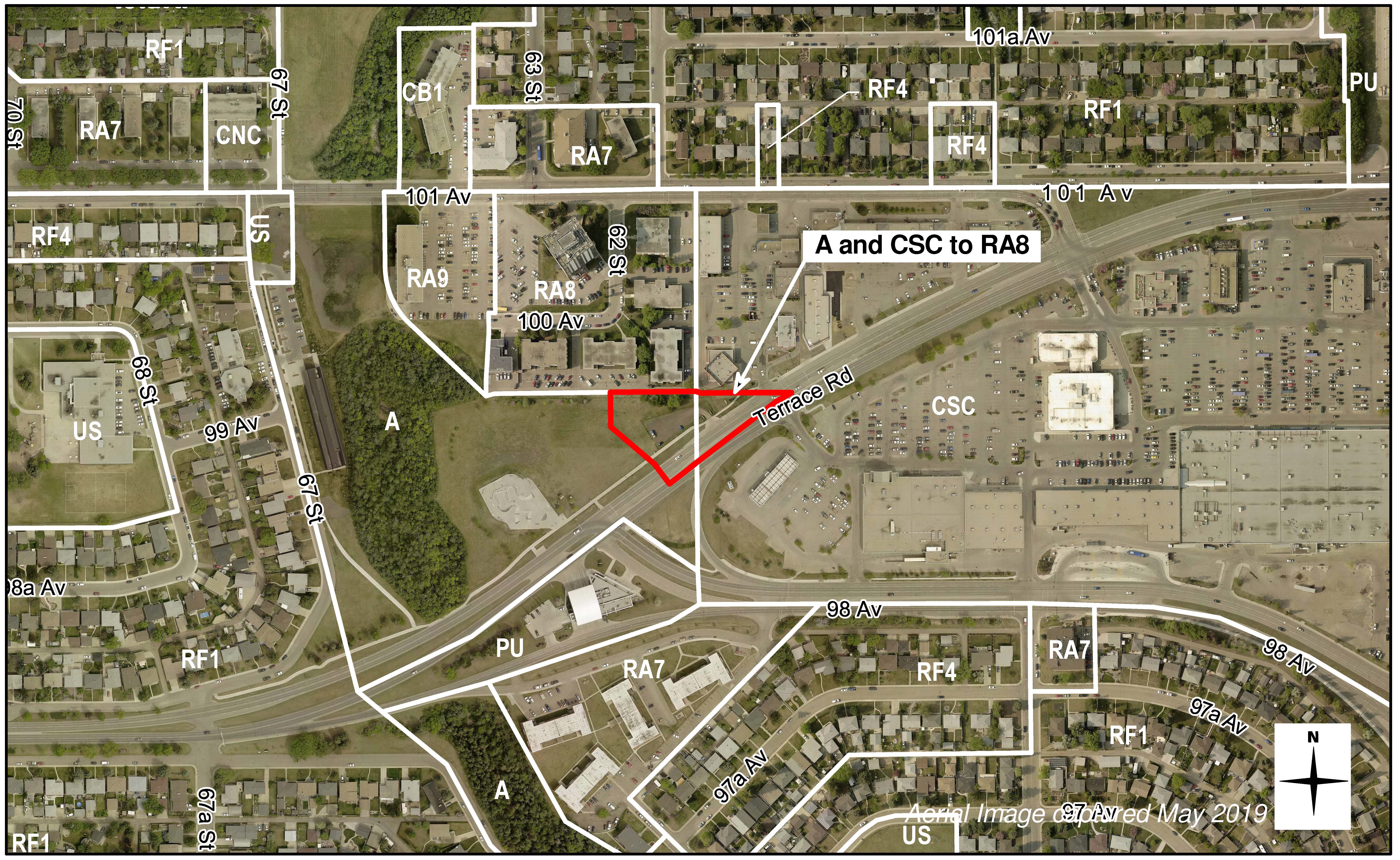 LDA200199 Terrace Heights Rezoning (A portion of 6503 101 Avenue NW