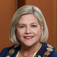 Team member, Mayor Andrea Horwath