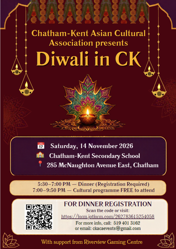 Flyer promoting the event. All text is below.