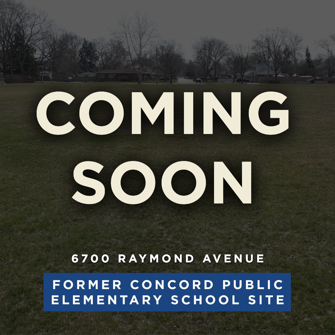 Former Concord Public Elementary School site on Raymond Avenue.