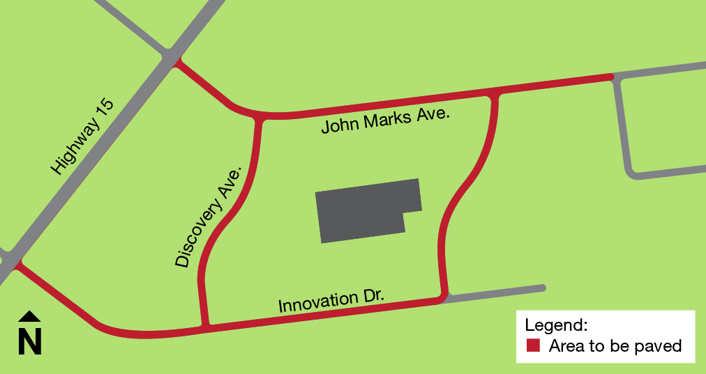 A map of the project area