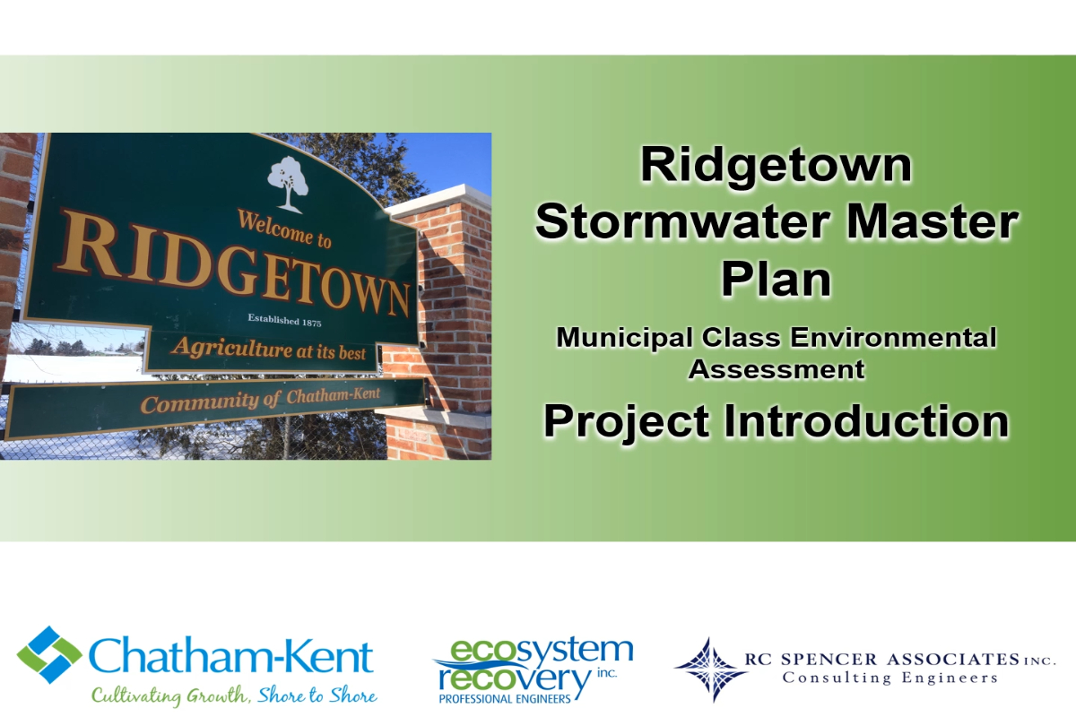 Ridgetown Stormwater Master Plan
