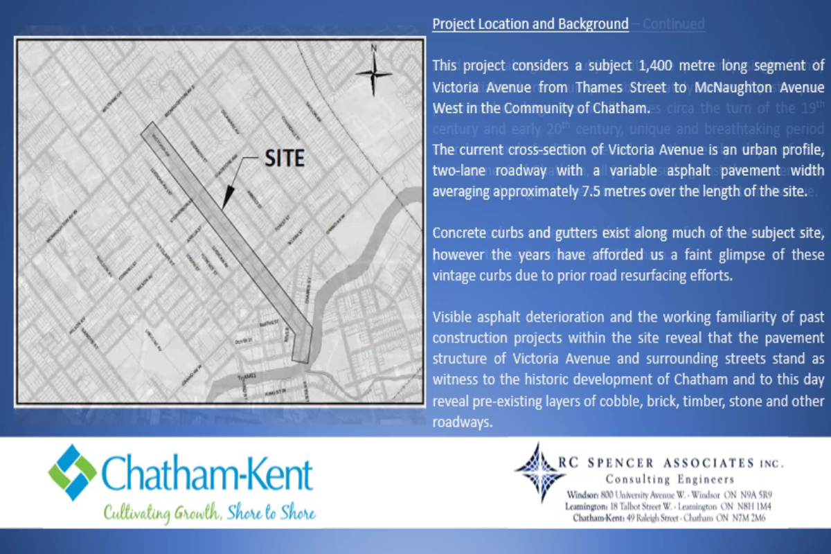Victoria Avenue Infrastructure Renewal PIC #2 Presentation
