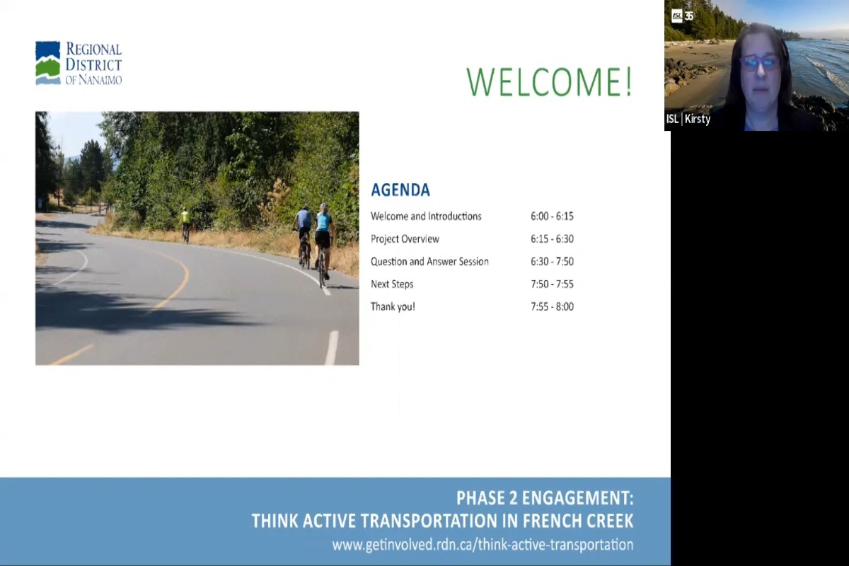 Think Active Transportation in French Creek Question & Answer Session