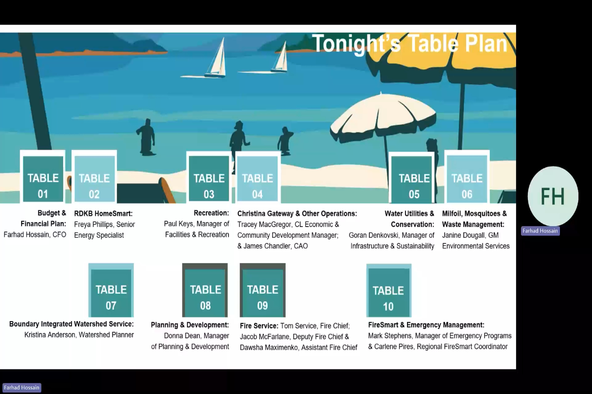 Area C Town Hall Budget presentation