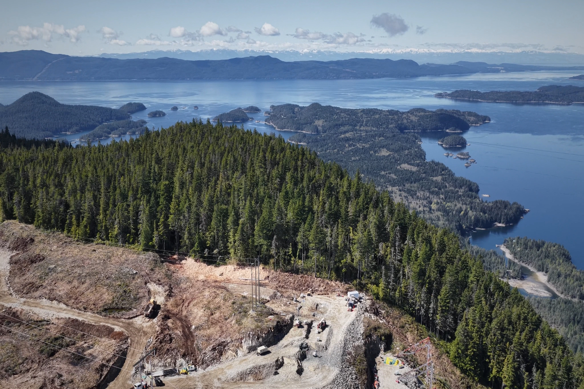 BC Hydro removes Agamemnon Channel power line crossing in major coastal upgrade milestone