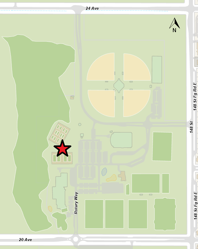 Map showing South Surrey Bike Park upgrades