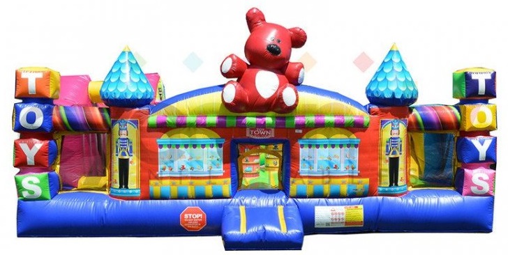 Inflatable obstacle course.