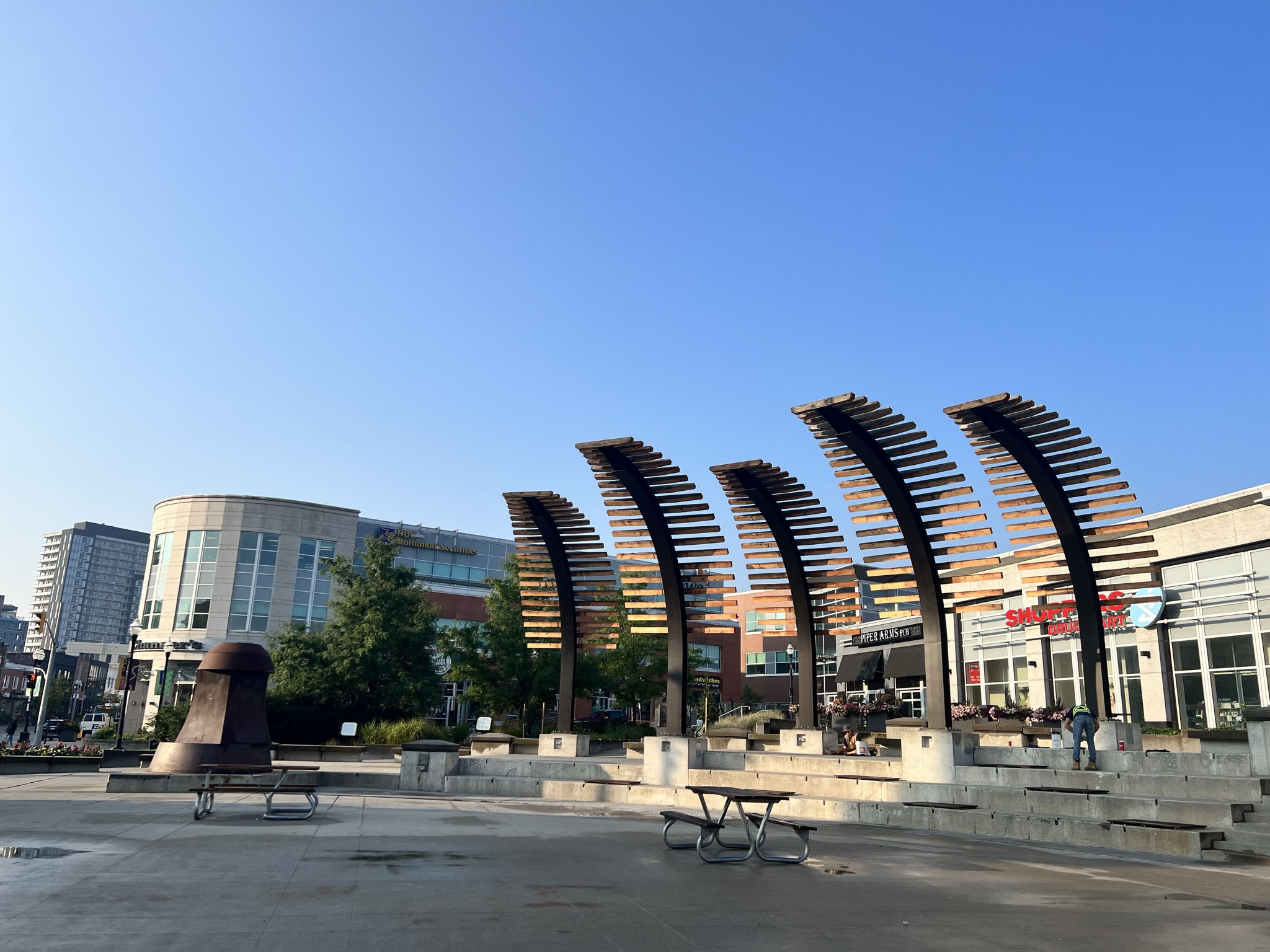Exploring shade structure options for Waterloo Public Square EngageWR