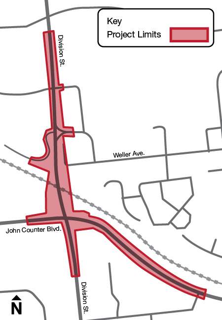 Divison St. project map