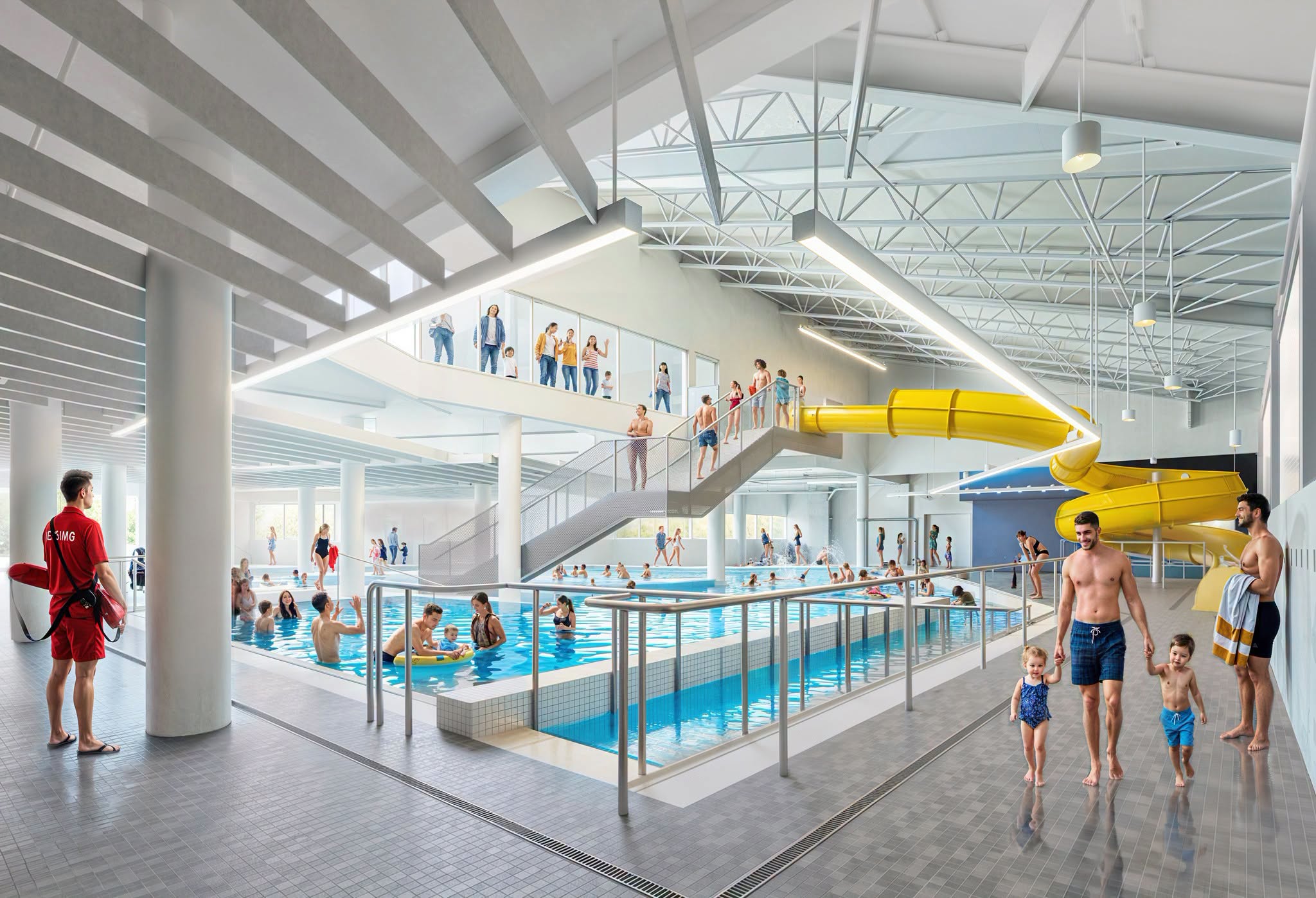 Rendering of updated rec pool