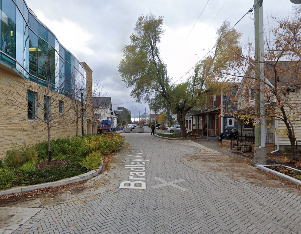 Slow street with full closure to prevent through traffic.