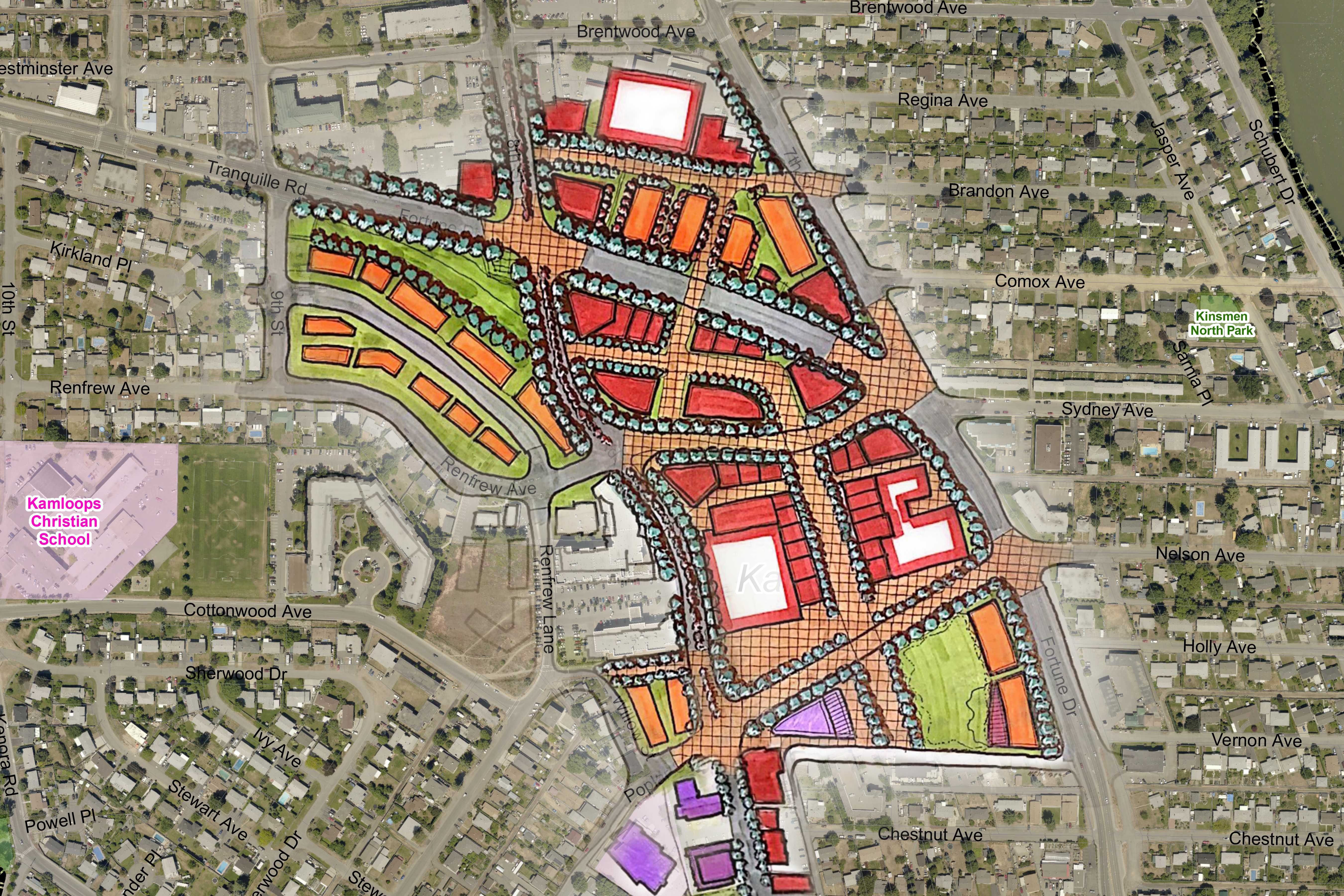North Shore Town Centre North Shore Neighbourhood Plan Let S Talk Kamloops