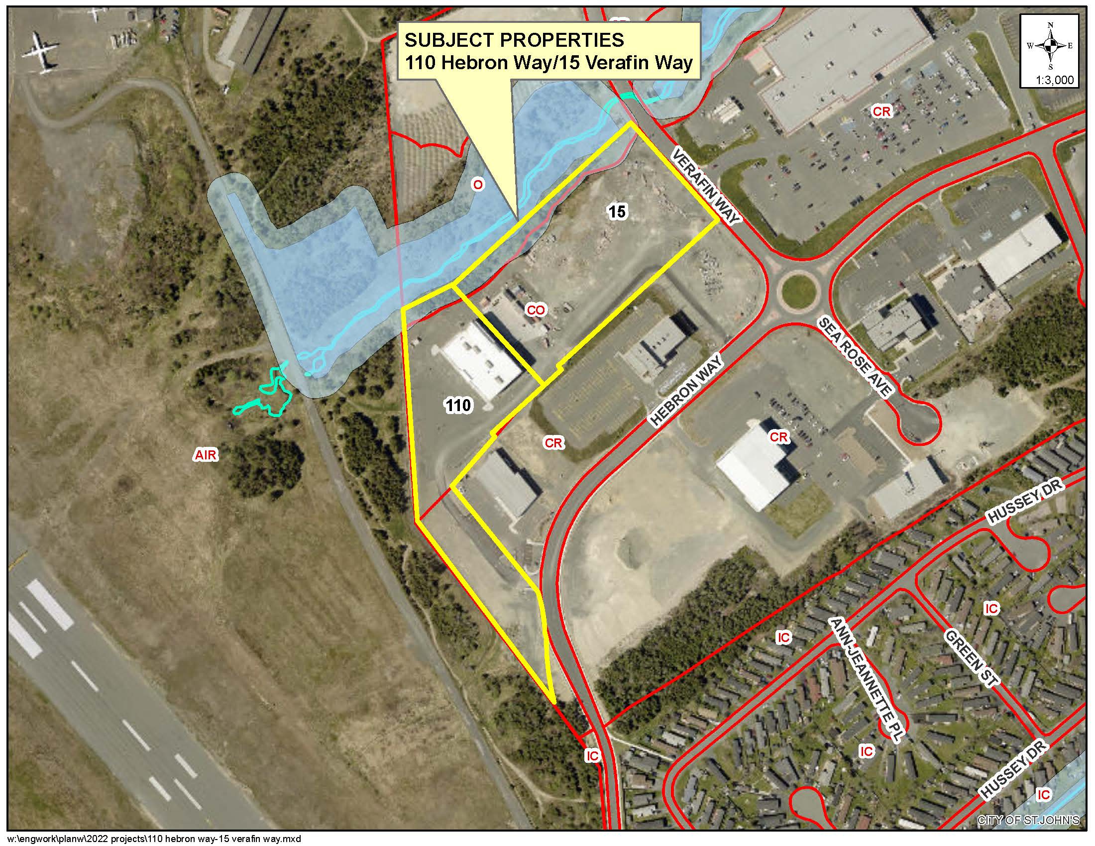 Application going to Committee of the Whole 110 Hebron Way/15 Verafin