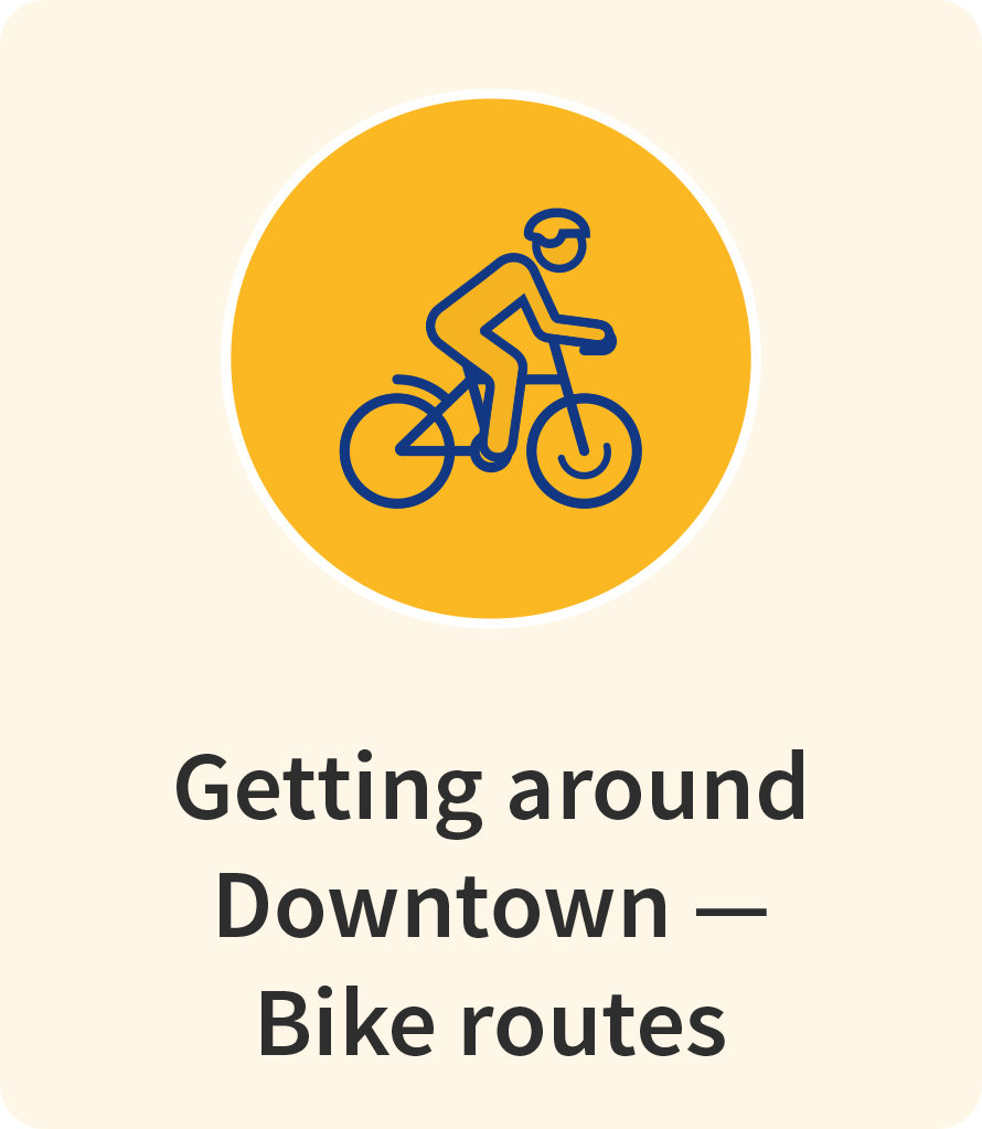 Downtown Bike Routes