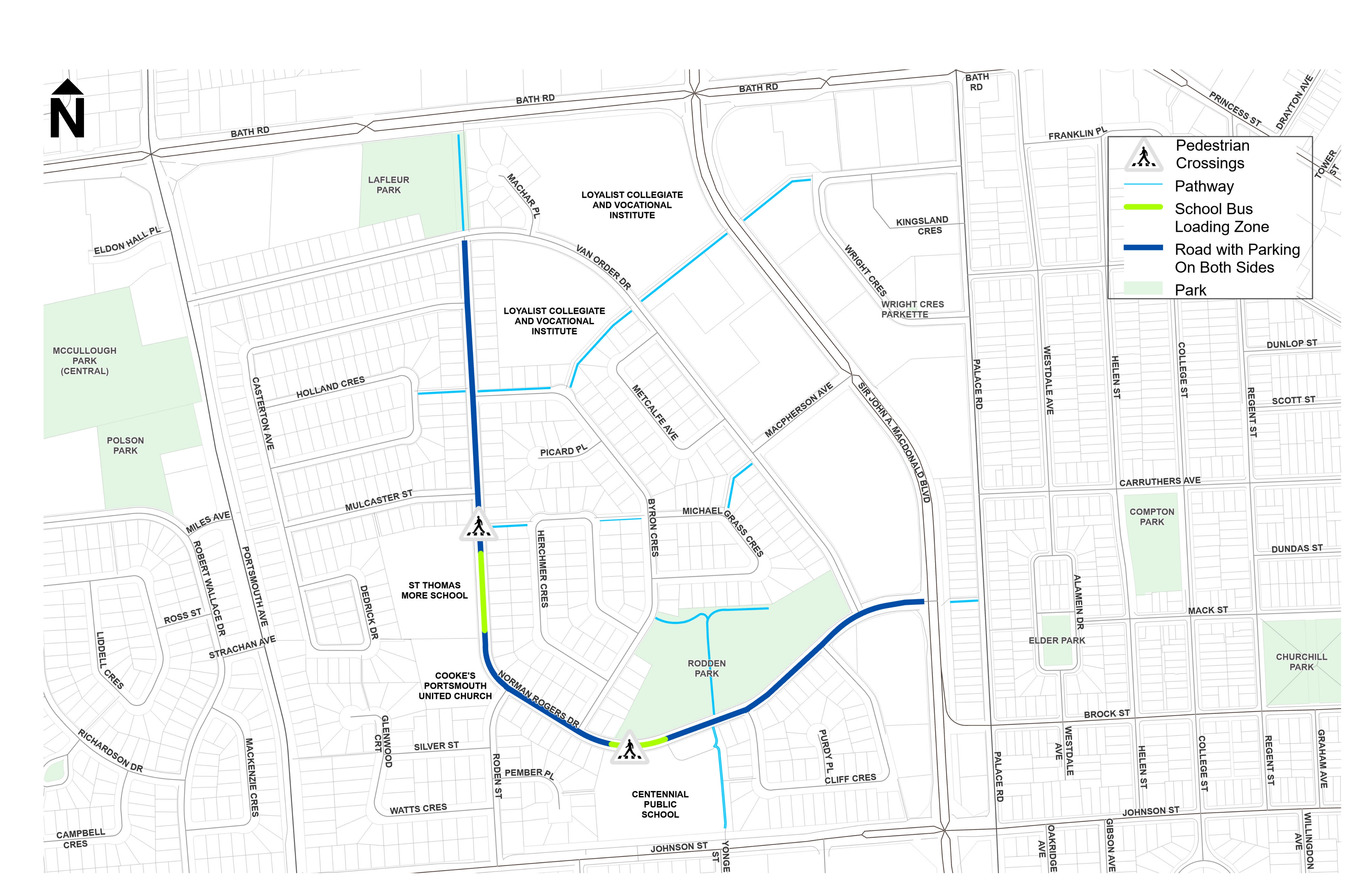A map of existing conditions
