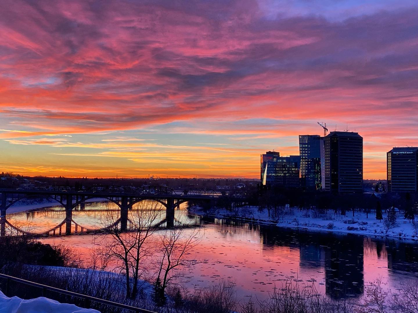 Our Saskatoon sunsets are the best! Thinking Big! Concept Design