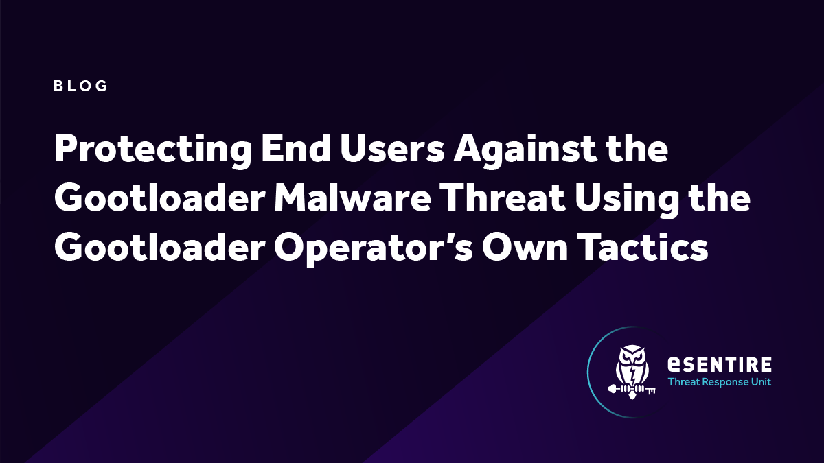 eSentire | Protecting End Users Against the Gootloader Malware Threat…