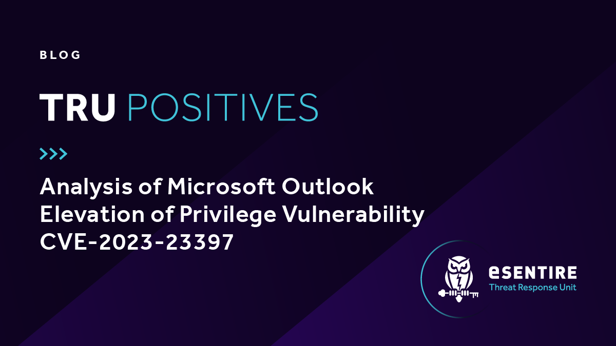 eSentire Analysis of Microsoft Outlook Elevation of Privilege…