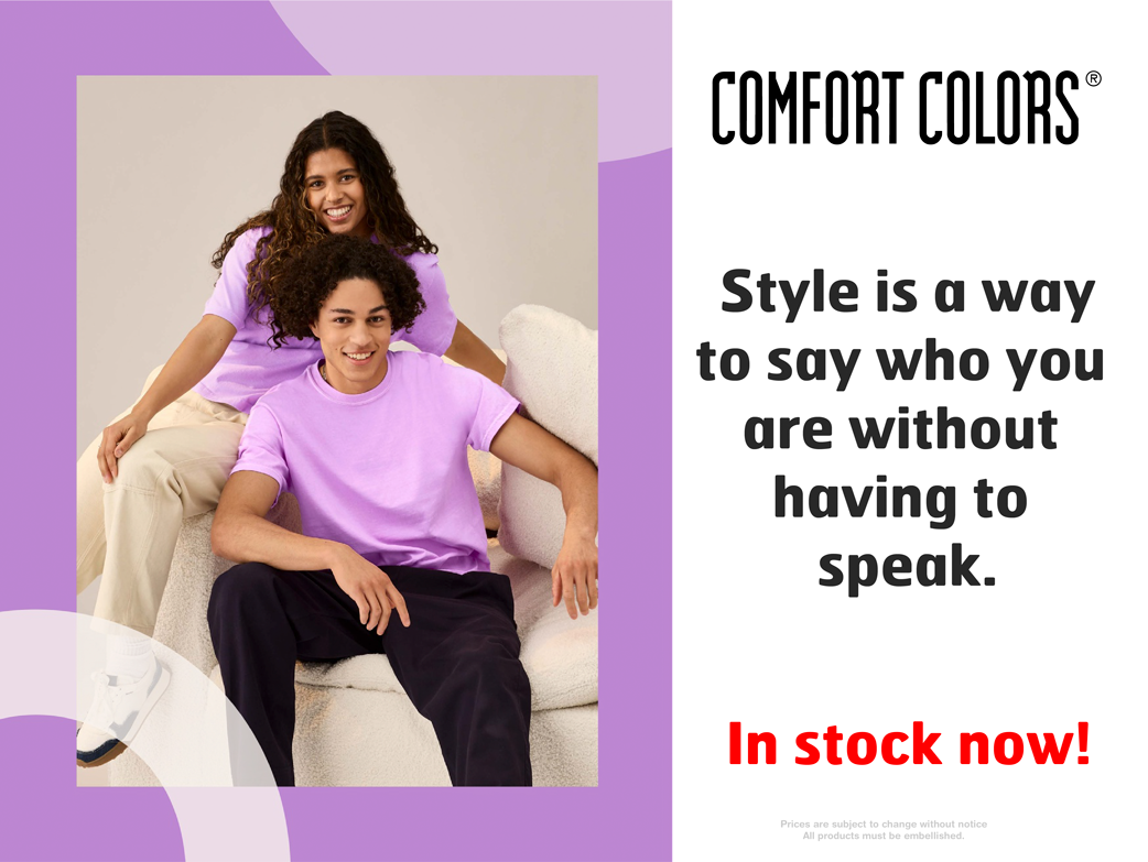 Comfort colours Jan 2026