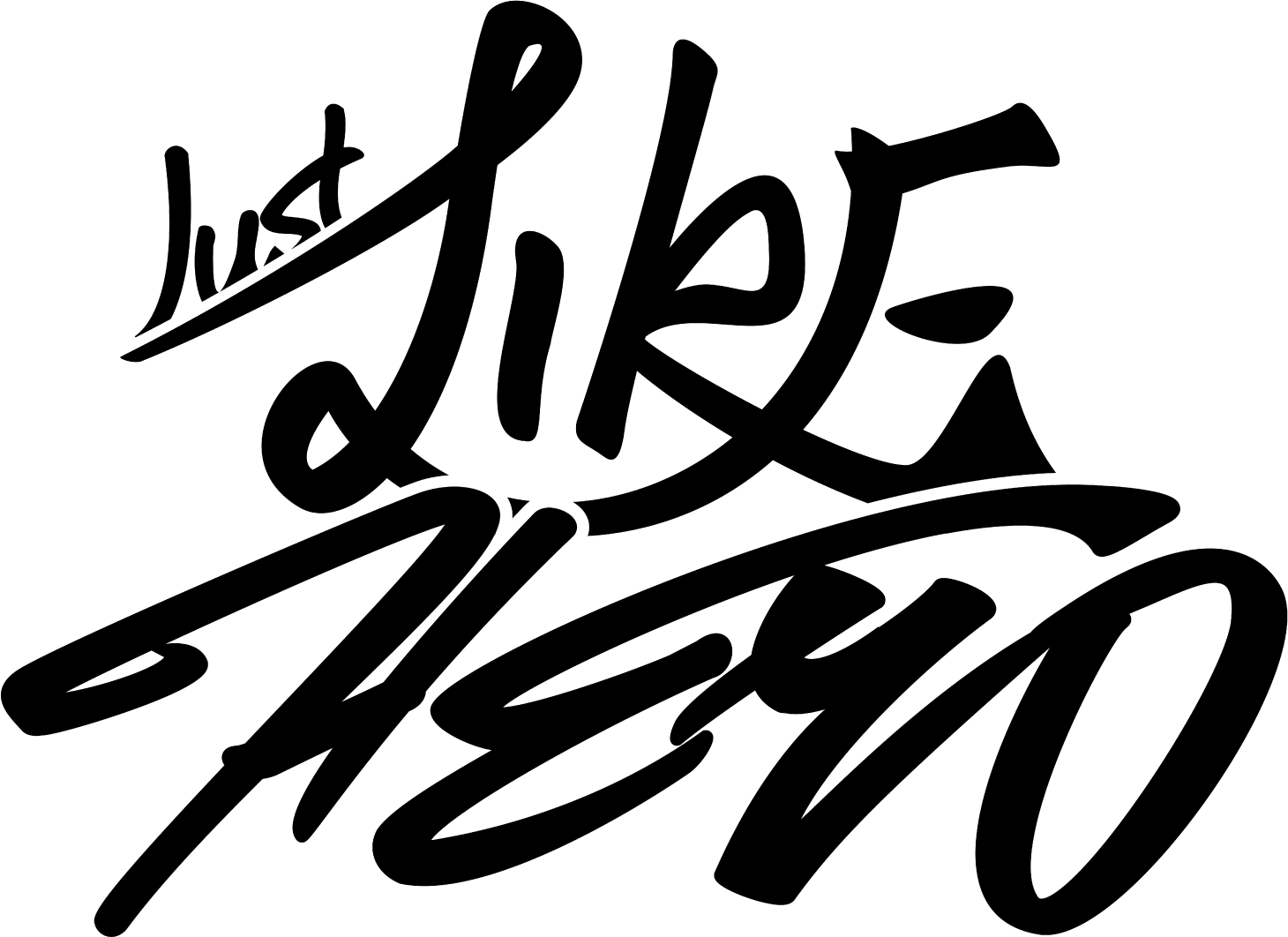 Just Like Hero Black Logo Trans BG Low Res