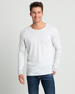 6071 vl fabrik apparel next level adult unisex mens boys crew neck triblend 25 ringspun cotton 50 polyester 25 rayon fine jersey 4 3 oz tee tshirt t shirt crew neck short sleeve satin label sideseamed