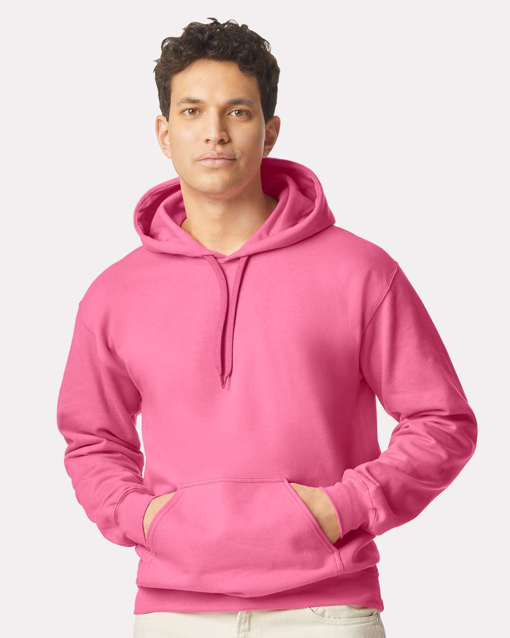 Gildan SF500 Pink Lemonade Front High Model