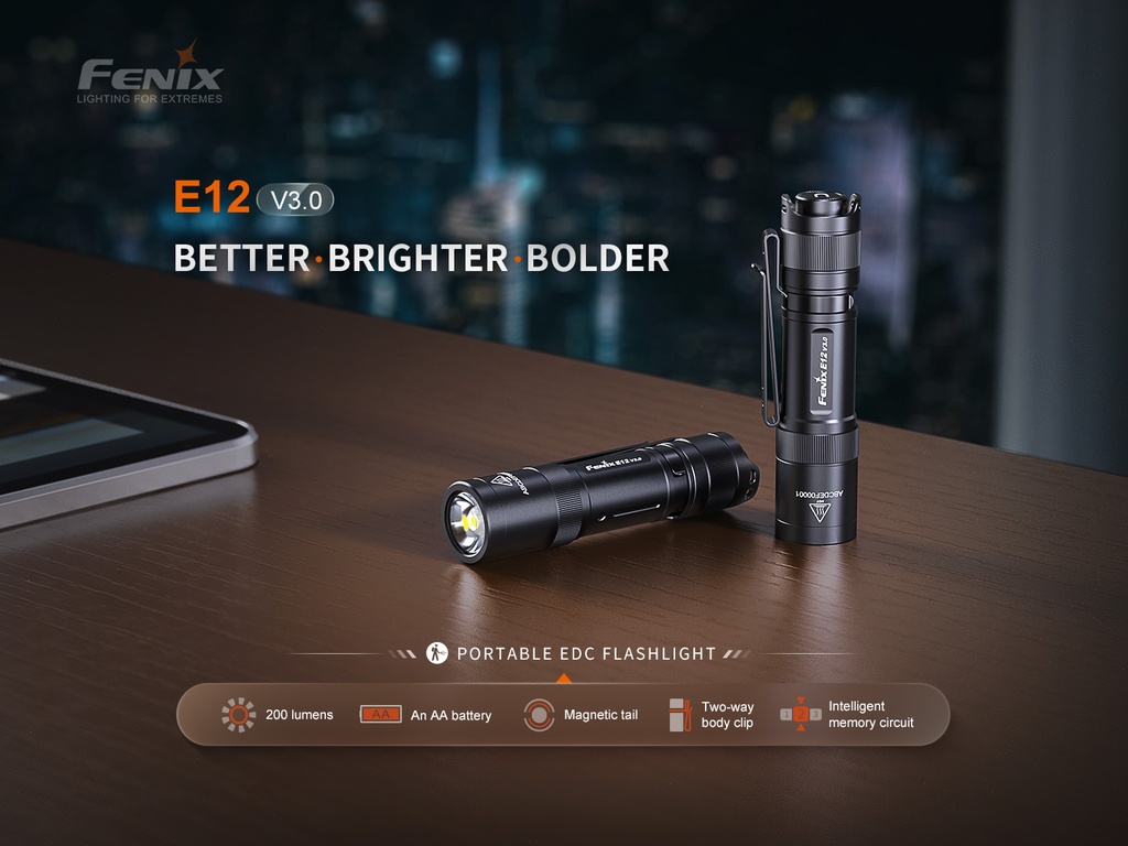 E12 v3.0 Flashlight