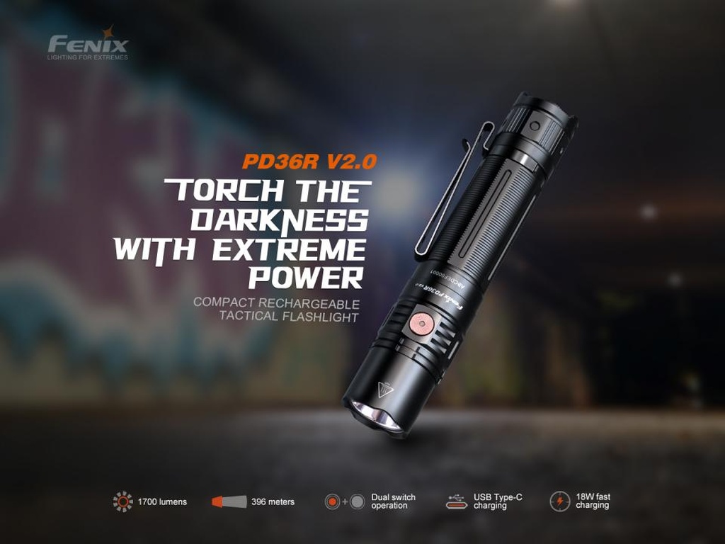 PD36R v2.0 Flashlight