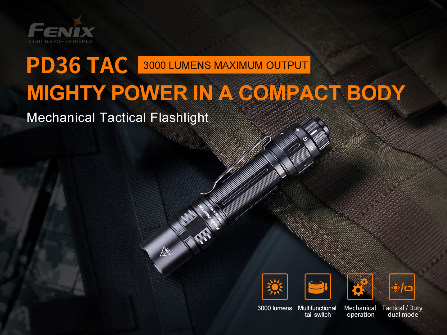 PD36TAC Flashlight