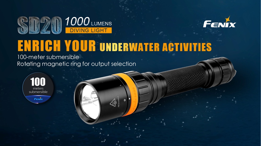 SD20 Dive Light