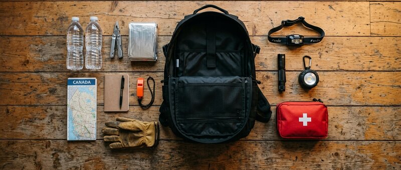 Emergency GO BAG for Canadian Households: Essential Lighting and Full Checklist