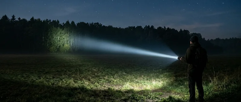 Throw vs Flood: How to Read a Flashlight Beam Spec Sheet